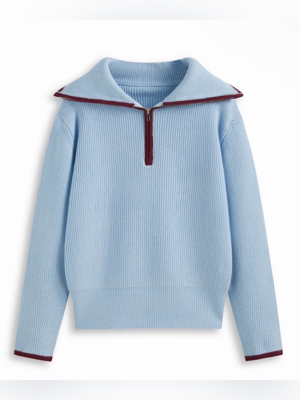 NWT - Cider 1/4 Zip Viscose Blend Funnel Neck Pullover